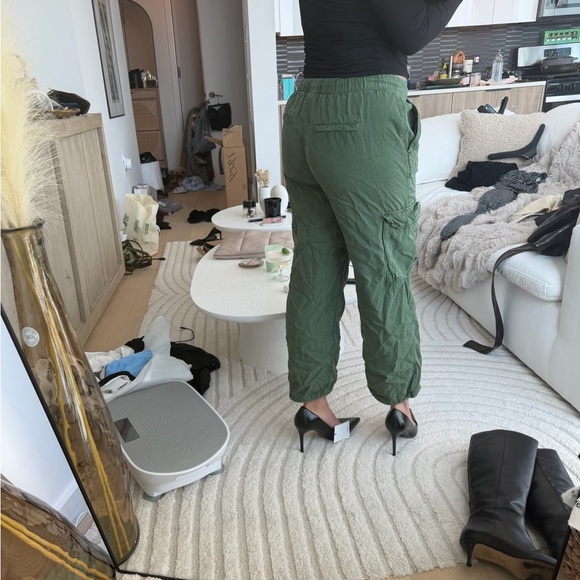 Women's Green Cargo Pants target - Picture 3 of 6